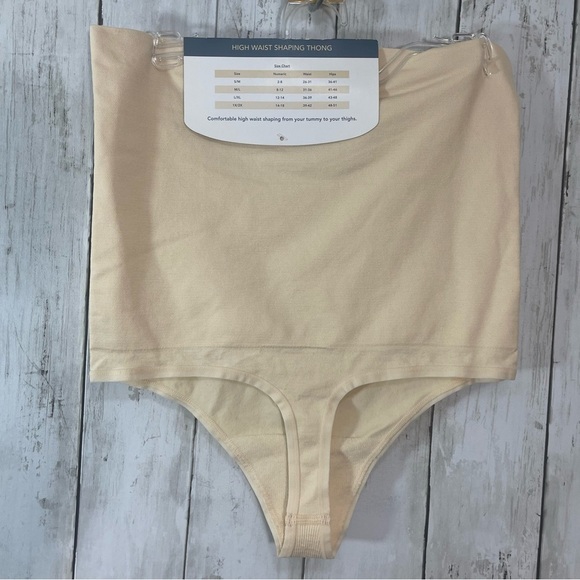 NEW Essentials by Tummy Tank High Waist Shaping Thong S/M NWT - Picture 2 of 7